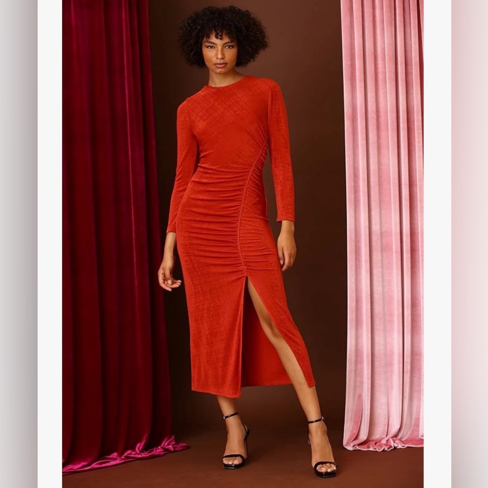 Donna Morgan Long Sleeve Dress Sz 16